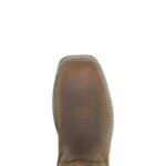 Men Floorhand Square-Toe Steel-Toe Wellington Work Boot VZRN90 Dark Brown Wolverine - Image 5