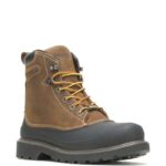Men Floorhand Swamp 6" Steel-Toe Work Boot VZRN97 Dark Brown Wolverine - Image 2