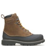 Men Floorhand Swamp 6" Steel-Toe Work Boot VZRN97 Dark Brown Wolverine