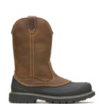 Men Floorhand Swamp Steel-Toe Work Wellington VZRN93 Dark Brown Wolverine