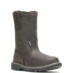 Men Floorhand Waterproof Steel-Toe 10" Wellington VZRN46 Dark Brown Wolverine - Image 2