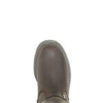 Men Floorhand Waterproof Steel-Toe 10" Wellington VZRN46 Dark Brown Wolverine - Image 5