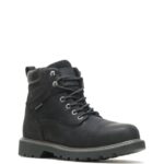 Men Floorhand Waterproof Steel-Toe 6" Work Boot VZRN12 Black Wolverine - Image 2