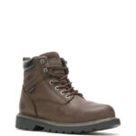 Men Floorhand Waterproof Steel-Toe 6" Work Boot VZRN13 Dark Brown Wolverine - Image 2