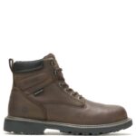 Men Floorhand Waterproof Steel-Toe 6" Work Boot VZRN13 Dark Brown Wolverine
