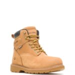 Men Floorhand Waterproof Steel-Toe 6" Work Boot VZRN14 Wheat Wolverine - Image 2
