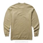 Men FR Long Sleeve Henley VZRN275 Khaki Wolverine - Image 5