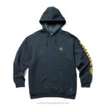Men Graphic Hoody- Sleeve Logo VZRN235 Dark Navy Heather Wolverine