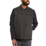 Men Guardian Cotton Work Vest VZRN323 Onyx Wolverine - Image 2