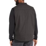 Men Guardian Cotton Work Vest VZRN323 Onyx Wolverine - Image 4