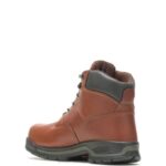 Men Harrison Lace-Up Steel-Toe 6" Work Boot VZRN29 Brown Wolverine - Image 3