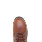 Men Harrison Lace-Up Steel-Toe 6" Work Boot VZRN29 Brown Wolverine - Image 5