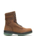Men I-90 DuraShocks Waterproof Insulated Steel Toe 8" Work Boot VZRN36 Stone Wolverine