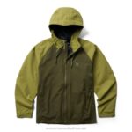 Men I-90 Rain Jacket VZRN301 Green Moss Wolverine