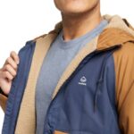 Men I-90 Sherpa Lined Rain Jacket VZRN245 Navy Wolverine - Image 4