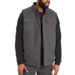 Men Lockhart Vest VZRN263 Granite Wolverine - Image 2
