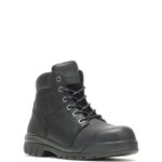 Men Marquette Steel-Toe 6" Work Boot VZRN84 Black Wolverine - Image 2