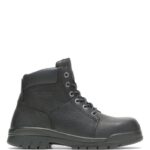 Men Marquette Steel-Toe 6" Work Boot VZRN84 Black Wolverine