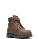 Men McKay Waterproof Steel-Toe 6 Work Boot VZRN50 Brown Wolverine - Image 2