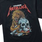 Men Metallica Scholars Collection Graphic Tee VZRN319 Black Wolverine - Image 4