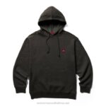 Men Midweight Pullover Hoody VZRN327 Onyx Heather Wolverine