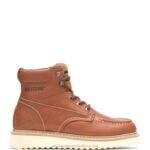 Men Moc-Toe Steel-Toe EH 6" Work Boot VZRN23 Tan Wolverine