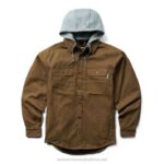 Men Overman Shirt Jac VZRN267 Chestnut Wolverine