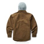 Men Overman Shirt Jac VZRN267 Chestnut Wolverine - Image 3