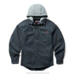 Men Overman Shirt Jac VZRN269 Granite Wolverine
