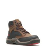Men Raider DuraShocks Heavy Duty 6" CarbonMax Work Boot VZRN48 Brown Wolverine - Image 2
