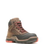 Men Raider DuraShocks Shield 6" CarbonMax Work Boot VZRN121 Dark Brown Wolverine - Image 2