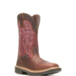 Men Rancher DuraShocks CarbonMax Wellington Work Boot VZRN125 Peanut/Red Wolverine - Image 2