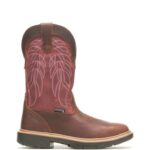 Men Rancher DuraShocks CarbonMax Wellington Work Boot VZRN125 Peanut/Red Wolverine