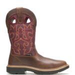 Men Rancher DuraShocks Steel Toe Wellington VZRN74 Red Wolverine