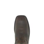 Men Rancher Square-Toe Steel-Toe Wellington VZRN116 Dk Brown/Rust Wolverine - Image 5