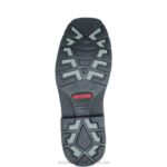 Men Rancher Waterproof Steel-Toe Wellington VZRN70 Black/Brown Wolverine - Image 4