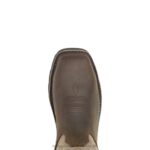 Men Rancher Waterproof Steel-Toe Work Wellington VZRN64 Taupe/Brown Wolverine - Image 5