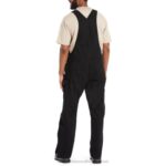 Men Sawmill Duck Bib Overall VZRN317 Black Wolverine - Image 4