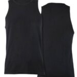 Men Seamless Rib Tank VZRN303 Black Wolverine