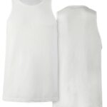 Men Seamless Rib Tank VZRN304 White Wolverine