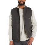 Men Upland Vest (Big & Tall) VZRN271 Black Wolverine - Image 2