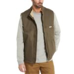 Men Upland Vest (Big & Tall) VZRN272 Bison Wolverine - Image 2