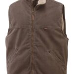 Men Upland Vest (Big & Tall) VZRN272 Bison Wolverine