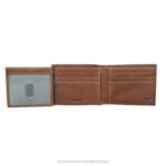 Unisex Raider Bifold Wallet With Wing VZRN249 Brown Wolverine - Image 4