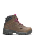 Women Merlin Waterproof Composite-Toe 6" Work Boot VZRN58 Brown Wolverine